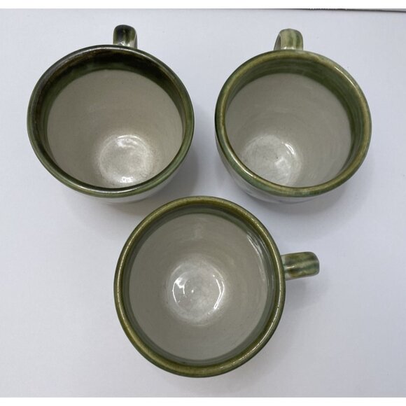 3 Louisville Stoneware John B Taylor Harvest Pear Coffee Mugs Tea Cups - EUC - Picture 7 of 7